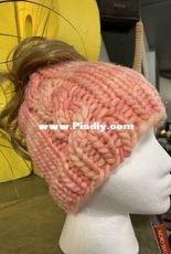Gwendolyn Messy Bun Beanie by Katherine Trinity - Free