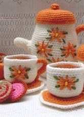 Paola Navarro - Delicious Crochet - Tea Set - Spanish - Translated