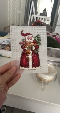 Fiirst finished cross stitch pattern