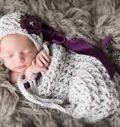 Crochet by Jennifer- Jennifer Dougherty- Kylie Baby Cocoon or Swaddle Sack