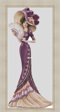 The lady in the plum dress!!! by Irina Sumarokova
