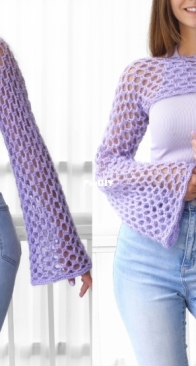 The Easy Design - April Miller - Lily Shrug Top