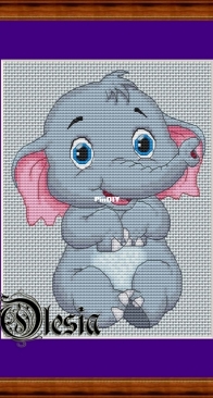 Baby Elephant by Olesia Gavrilova