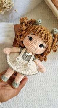 Gehamigurumi - Geise Carvalho - Doll -  Pituquinha - Portuguese
