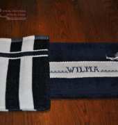 One of the towels I made