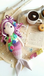 Kedi Peri Atölyesi / Atölyeleri - By Sedef - Sedef Bay - Mermaid Calypso Doll