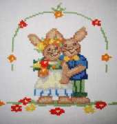Easter tablecloth