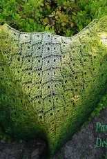 Paradiesvogel Shawl/Wrap  by Sue Berg -Eng.,German-Free