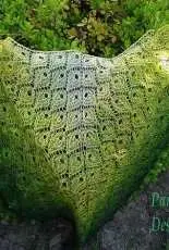 Paradiesvogel Shawl/Wrap  by Sue Berg -Eng.,German-Free