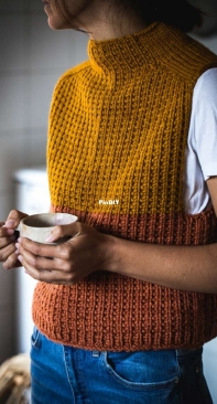 Timbo Vest by Gabriella Calderini-English,Spanish -Free