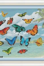 Butterflies island by Nadezhda Gavrilenkova