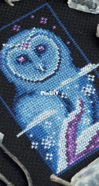 Fine Frog Stitching - Winter Night Watcher