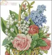 Basket with flowers from Galeria Broderia March 2009 XSD
