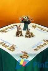 LUC Créations K92PC 167 - Nappe Les Lapins