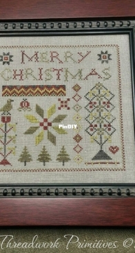 Threadwork Primitives - Merry Christmas Sampler XSD