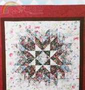 Annies Crafts-Floral Starburst Quilt by House of White Birches 2002