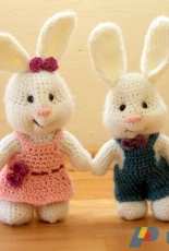 Aegean Drawn - Rebecca Davis -Simplified Pretty Bunny Amigurumi - Free