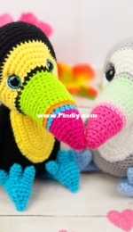 Sweet Oddity Art - Carolyne Brodie - Tango the toucan