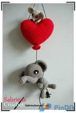 Sabrinas Crochet- Sabrina Somers - Crochet pattern Elephant in love - Dutch