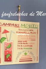 Les Fanfreluches de Mary FM1707 - Campari Mojito