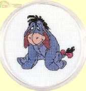 Designer Stitches B9 Eeyores Coaster