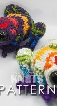 Complicated Knots - Kylie Slee - Rainbow Dart Frog