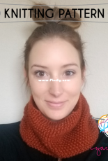 Easy Seed Stitch Cowl by The Yarnover-Free