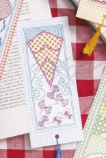 Blackwork Bookmark - Kite by Lesley Teare from Cross Stitch Crazy 240 XSD