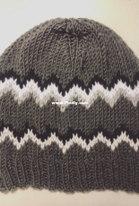 Pop Pop*s Chevron Hat by Hannah Fabiny-Free