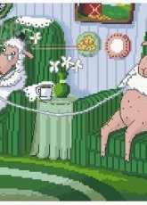 Lenoma - Needlewoman (Knitting Ewe) by Elena Petrusha