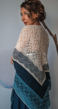 Crystal Roads Shawl by Susan Gressman