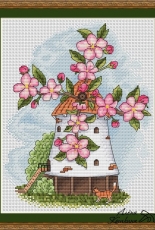 Autumn Mill - Spring Mill - Summer Mill - Winter Mill by Alena Koshkina