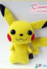 Carmela Caramella - Picachu Felt Pattern - Portuguese