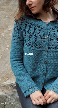 Lilla Bjorn - Tatsiana Kupryianchyk - Metropolis Cardigan - English and Dutch