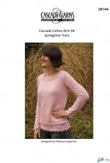 Cascade Yarns-DK144-Springtime Tunic by Melissa Leapman-Free