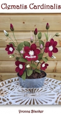 Yvonnes Crochet Art - Yvonne Blanker - Clematis Cardinalis - Dutch