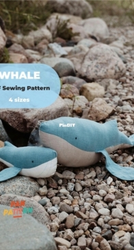 Pan Pattern _ Whale Sewing Pattern _ English