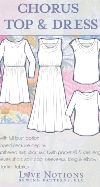 Love Notions - Chorus Top and Dress - Sizes XS-5XL