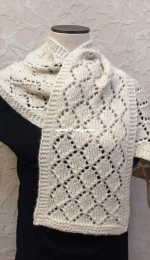 Belinda Diamond Scarf by Susan Leibowitz-Free