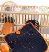 Lily Sugar n Cream - Fly Front Dishcloth-crochet