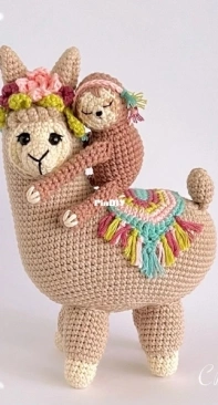 CB Makes - Cherrie Board - Filomena the Llama and Arvon the Sloth