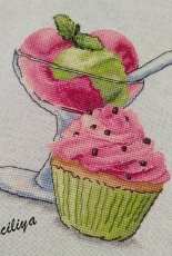 Watermelon ice cream