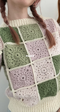 Auburn Threads - A.R. Navin - Patchwork Sweater