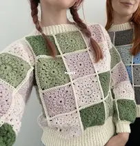 Auburn Threads - A.R. Navin - Patchwork Sweater