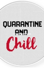 Daily Cross Stitch - Quarantine And Chill