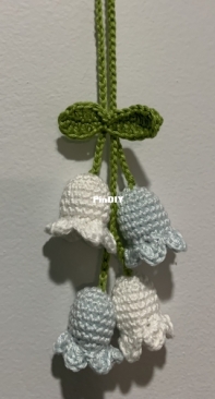 Lily of the valley car mirror