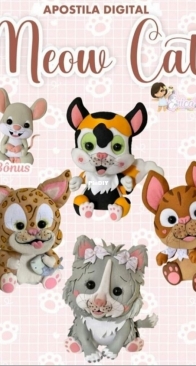 Erica Sena Atelie - Meow Cats - Portuguese