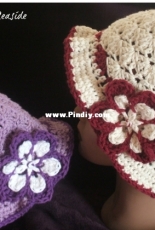 Homemade hats by Cheryl - Flowers by the Seaside - Free