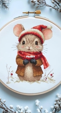 Winter Mouse by Anastasia Lanova XSD