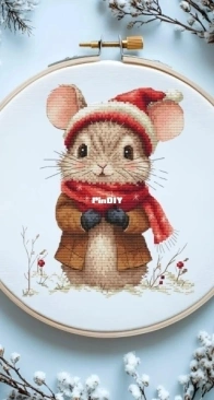 Winter Mouse by Anastasia Lanova XSD